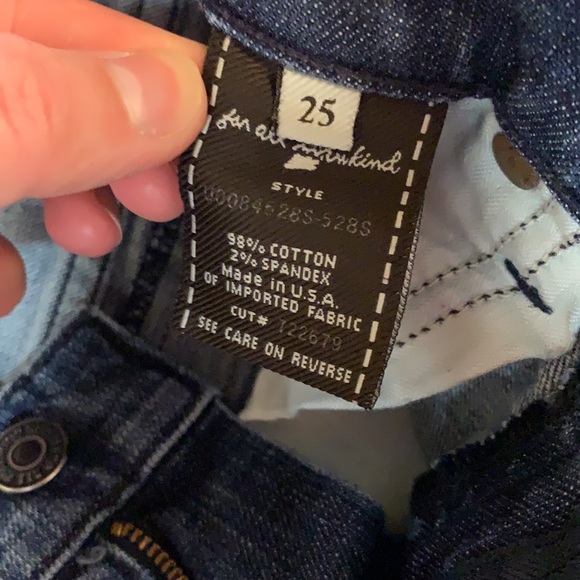 For all mankind blue jeans size 25 bootcut - Picture 6 of 6